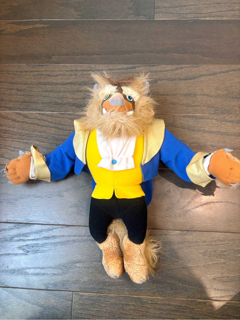 Vintage 1992 Mattel Beauty & the Beast ~ 14” Plush Beast